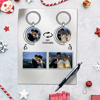 Hunjunt Custom Keychain with Picture Double Sided Engraved Printing  Personalized Photo Key Chain Customized Memorial Gift - Yahoo Shopping