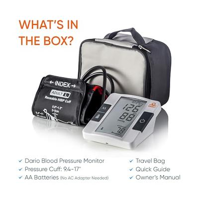 Smart Bluetooth Blood Pressure Monitor With Adjustable Arm Cuff