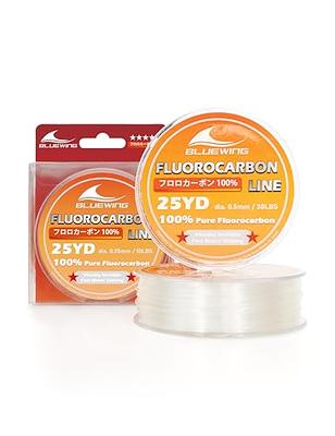 YOTO Fluorocarbon Leader, 12PCS Fluorocarbon Fishing Leader with