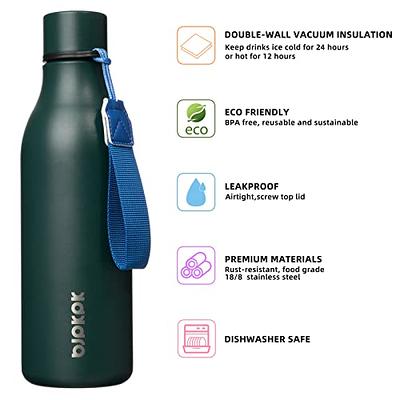 BJPKPK Half Gallon Insulated Water Bottles, 64oz Water Jug with Metal  Handle & BPA Free Spout Lid, Dishwasher Safe Thermos Water Bottle, Large