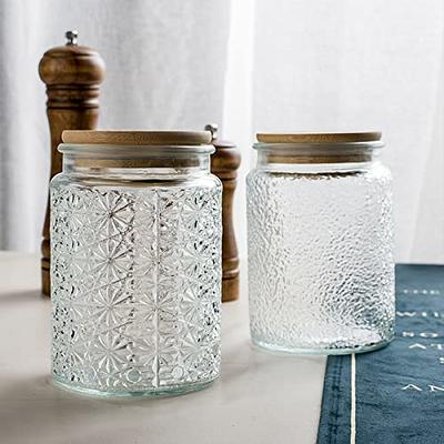 Large Capacity Mason Jar, 1 Gallon Wide Mouth Glass Cookie Jar, Food  Container with Screw-on Metal Lid (1PC)