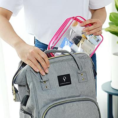 TSA Approved PACKISM Clear Travel Bags for Toiletries