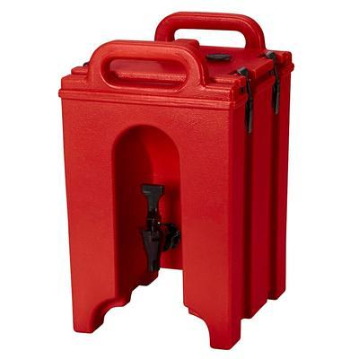 Cambro 100LCD158 1 1/2 gal Camtainer Insulated Beverage Dispenser, Hot Red  - Yahoo Shopping