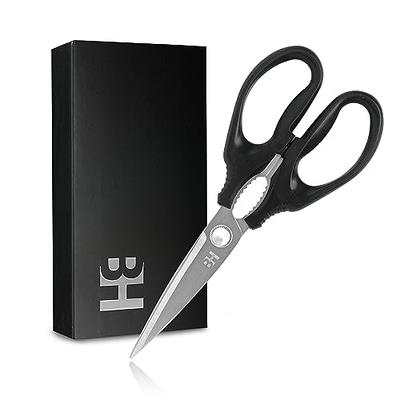 Kitchen Scissors-Heavy Duty Kitchen Shears Stainless Steel,Comes-Apart  Detachable Kitchen Shears,With Magnetic Holder,for