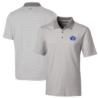 Baltimore Ravens Cutter & Buck Big & Tall Forge Pencil Stripe Stretch Polo  - Cardinal