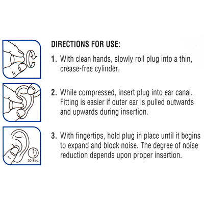 Equate Ultra Soft Foam Ear Plugs, 32dB Noise Reduction Rating, 12 Pairs