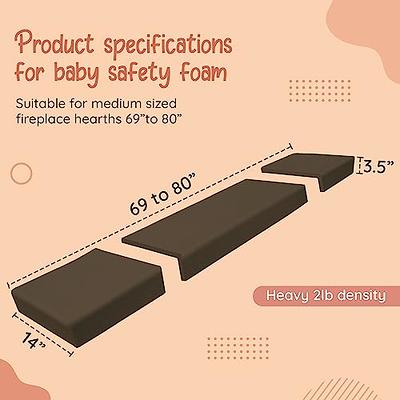 Soft & Extra Wide Edge Protector for Baby (12.5ft) with Strong 3M