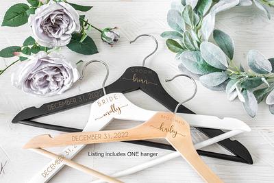 personalized clothes hanger, bridesmaids dress hanger,wedding