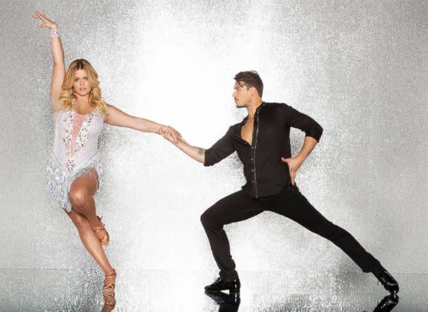 PHOTO: Sasha Pieterse and pro dancer Gleb Savchenko will compete for the mirror ball title on the new season 'Dancing With The Stars.' (Craig Sjodin/ABC)