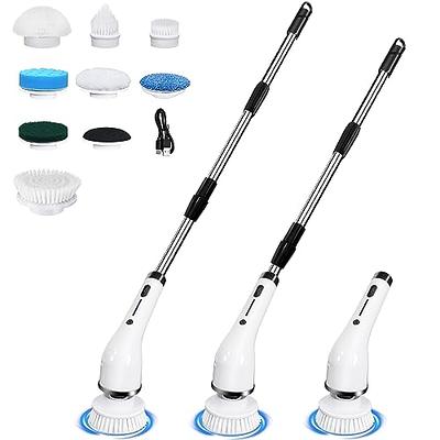 Electric Rotary Scrubber, Electric Cleaning Brush With 4 Interchangeable  Brush Heads And Adjustable Telescopic Handle, Powerful Cleaning Brush For  Bathroom Floor Tiles - Yahoo Shopping