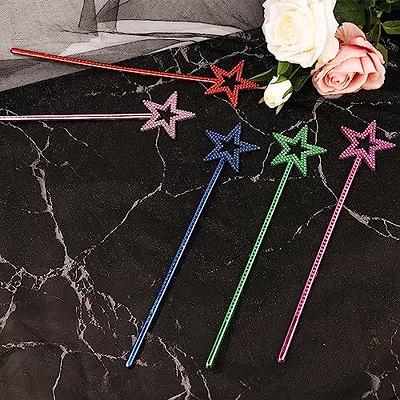 Magic Wand Star Wand,Fairy Princess Angel Wand Sticks Fairy Princess Angel  Wand Cosplayfor Girls Costume Birthday Party Wedding Halloween Christmas