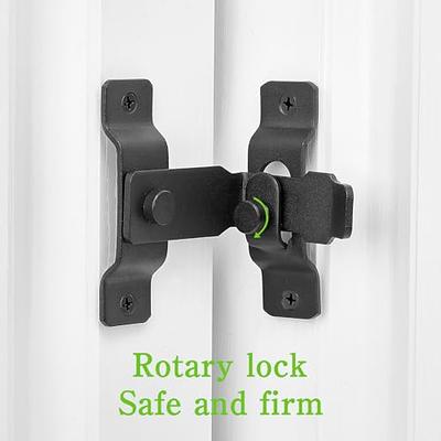 Barn Door Lock 90 Degree Flip Metal Latch Safety Hook Latch Protection Barn  Garden Bathroom Sliding Door Window Privacy Door Lock