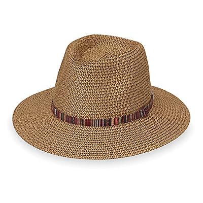 S A Company Hand-Woven Palm Straw Hats for Men & Women - Wide Brim