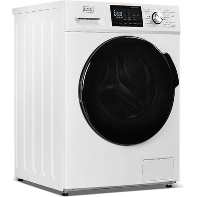Panda 1.50 cu. ft. White and Black Electric Compact Portable