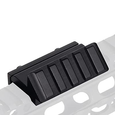 Sparwod One Side 45 Degree Angle Offset Rail Mount,4 Slots 21mm Rail Mount  for Weaverer/Picatinny Rail - Yahoo Shopping