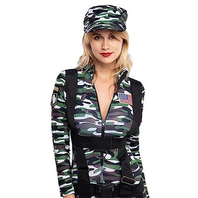 Spooktacular Creations Halloween Women Paratrooper Army Jumpsuit, Military  Camouflage Costume w/Hat, Gloves and Harness (X-Large) - Yahoo Shopping