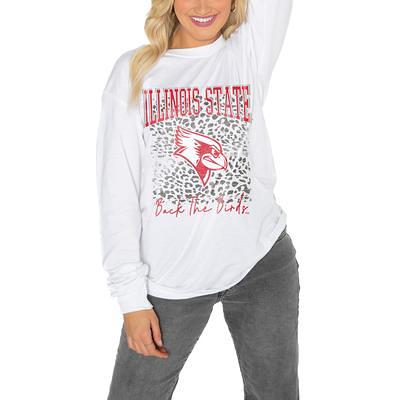 Women's Gameday Couture White Texas Tech Red Raiders Boyfriend Fit Long  Sleeve T-Shirt