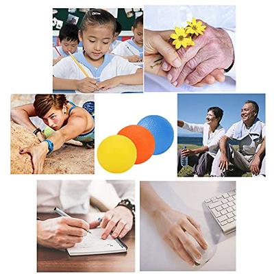 FMELAH 3 Resistance Levels Physical Therapy Hand Exercise Ball Stress  Relief Balls Set Squeeze Balls Kits for Hand Finger Wrist Muscles Arthritis  Hand