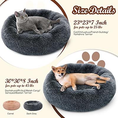 Extra Large Dog Cat Pet Calming Bed Comfy Fluffy Soft Dog Beds