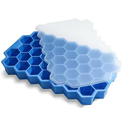 Ice Cube Trays for Freezer with Lid-37 Grid Silicone for Small Ice Cube  Molds,Easy-Release Reusable in Organizer Bins or Ice Bucket for Cocktail  bar or Iced Coffee Cup - Yahoo Shopping