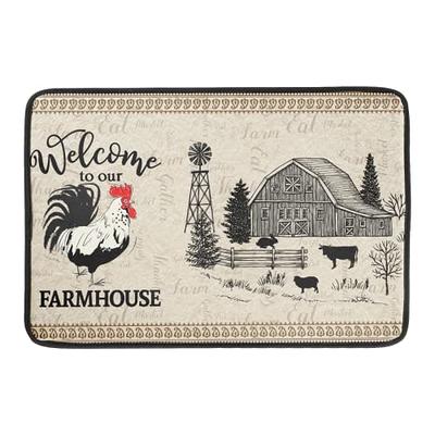 Dish Mat Absorbent, Reversible, Microfiber,Dish Drying Mat for  Kitchen,Machine Washable Farmhouse Dishes Drainer for Countertop Fast  Drying, Red