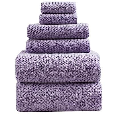 HVMS Oversized Bath Towels Extra Large 40x80 Inches Bath Sheets for Adults  Super Soft Quick Dry Highly Absobent Microfiber Shower Towels (Lavender,6  Piece) - Yahoo Shopping