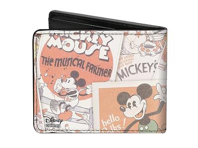  Buckle-Down Men's Disney Wallet, Bifold, Mouse Mickeys