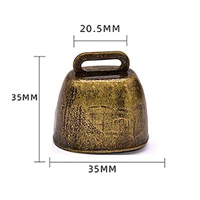 ORMEE 2 Pcs Cow Horse Sheep Grazing Copper Bells,Cattle Farm Animal Loud  Red Bronze Bell,Pet Anti-Theft Bell,Small Brass Bell New Years, Wedding  Bells & Chimes Percussion Musical Instruments, 2x3cm - Yahoo Shopping