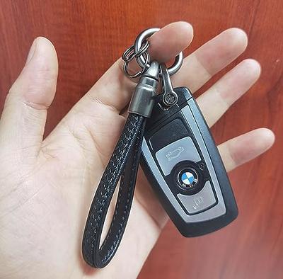 Keychain for Car Keys - Detachable Key Chain with Horseshoe Shape D-Ring  and Quick Release Spring Key Rings, Metal Carabiner Clips, Simple Car