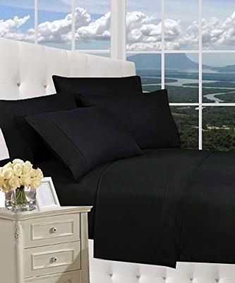 6 Piece Hotel Luxury Soft 1800 Series Premium Bed Sheets Set, Deep Pockets, Hypo