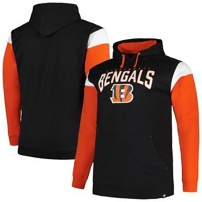 Men's Profile Brown Cleveland Browns Big & Tall Trench Battle Pullover  Hoodie