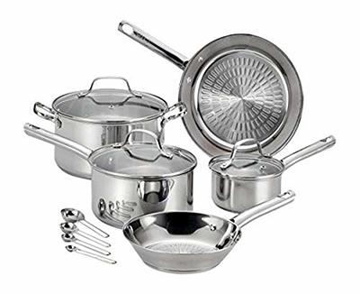 T-fal Cast Iron Enameled Dutch Oven 6 Quart Induction Oven Broiler Safe  500F Pots and Pans, Cookware Red