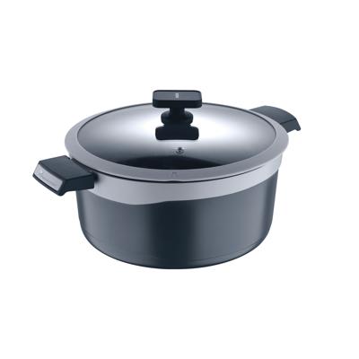 IMUSA IMUSA PTFE Nonstick Hammered Dutch Oven with Glass Lid 10 Quart -  IMUSA