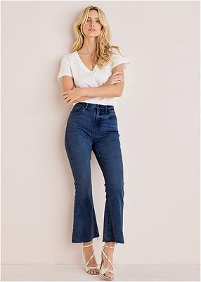 Brigitte Kick Flare Jeans in Light Wash - Denim