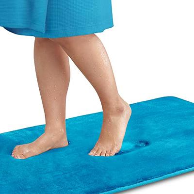 smiry Memory Foam Bath Mat, Extra Soft Absorbent Bathroom Rugs