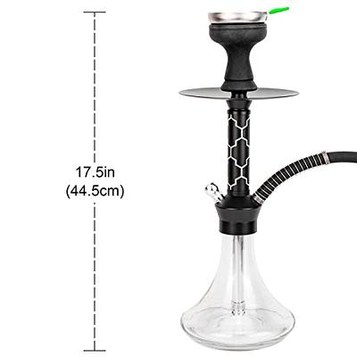 Portable Travel Glass Hookah Set with Case Travel Bag Molde Honeycomb Stem  Shisha Kit (Black) - Yahoo Shopping