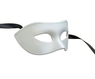 YU FENG Venetian Mask On a Stick Mardi Gras Mask for Women Masquerade Party  Prom Ball (White) Halloween/Chrismas Cosplay