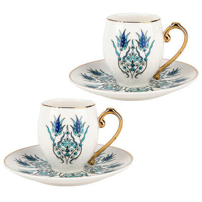 Zafferano Bilia Set Tea Cup Clear