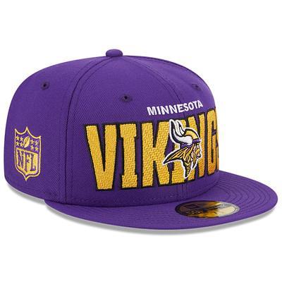 Men's New Era Purple/Gold Minnesota Vikings 2023 Sideline Low Profile  9FIFTY Snapback Hat