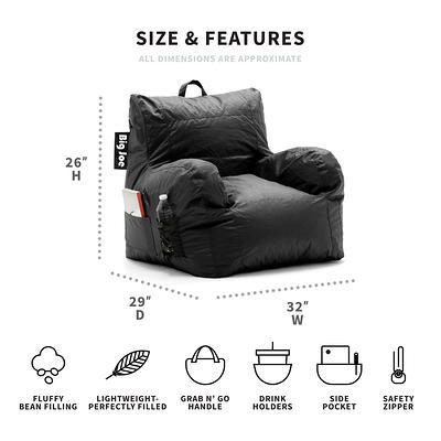Big Joe Dorm Bean Bag Chair, Kids/Teens, Smartmax 3ft, Black - Yahoo  Shopping