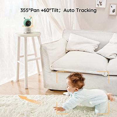 BOIFUN 5 Smart Baby Monitor, 2K WiFi Baby Camera Via Screen and