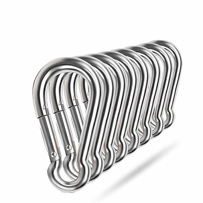 Spring Snap Hooks, 304 Stainless Steel Metal Clip Heavy Duty Rope