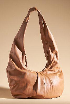 Hobo Leather Shoulder Bag - Yahoo Shopping