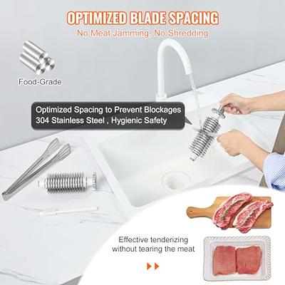 Meat Tenderizer Stainless Steel - Premium Classic Meat Hammer - Kitchen Meat  Mallet - Chicken, Conch, Veal Cutlets Meat Tenderizer Tool - Meat Pounder