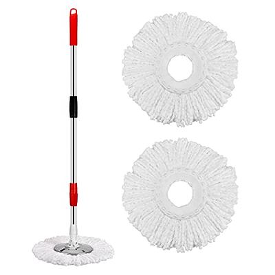 Mop and Bucket with Wringer Set 360° 3psc Microfiber Spin Mop with Bucket  and Dual Mop Heads Self Wringing Spinning Mop (20QT) (1) - Yahoo Shopping