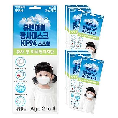 Happy Life Good Day Premium White KF94 Face Mask [Pack of 10