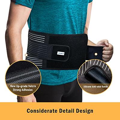 DARLIS Back Support Belt with Inflatable Lumbar Pad - Extra Support for  Lower Back Pain Relief, Herniated