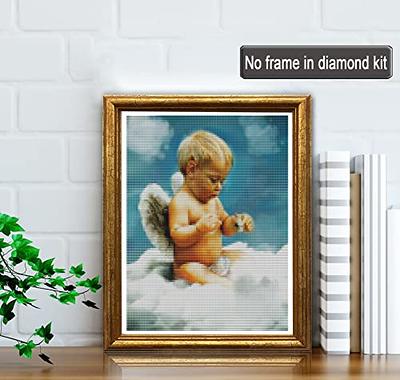 Jungobiu 5D Diamond Painting Kits for Adults Angel Baby, DIY