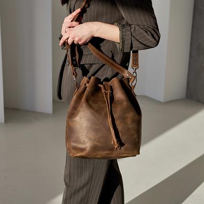 Black Shoulder Bag by Kulikstyle Embossed Leather Tote Bag 