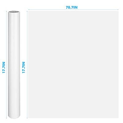 78.7 17.7 Self-Adhesive Whiteboard Wall Decal Sticker, Dry Erase Wall Paper Message Board with 1 Pcs Marker Pen for Office(White), Size: Product 78.7
